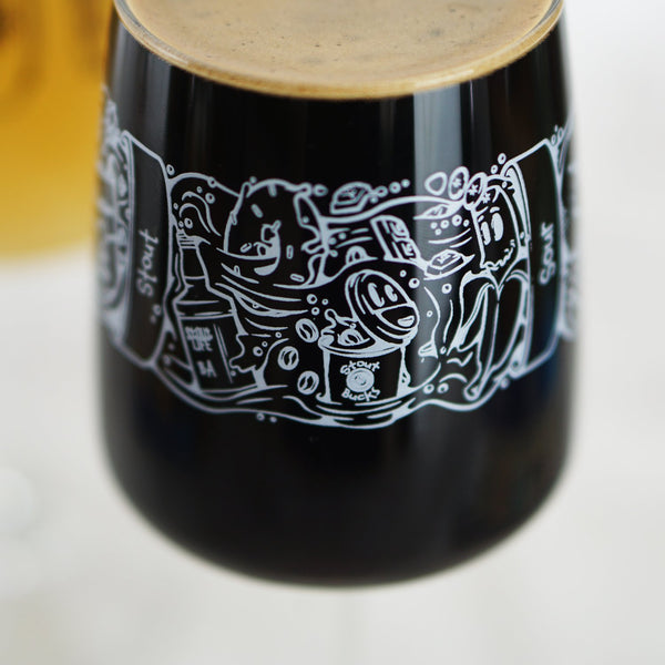 Segmented Can - Mix - 12.3oz Edel Craft Beer Glass