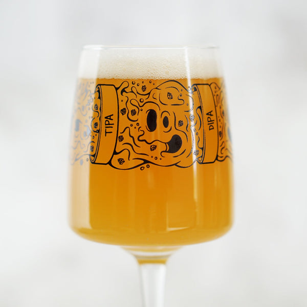 Segmented Can - IPA - 12.3oz Edel Craft Beer Glass