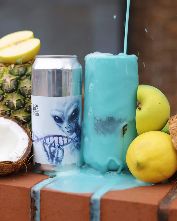 Operation Genome 26.03 [Smoothie Sour – Apple, Pineapple, Lemon, Coconut, Blue Spirulina] ABV 8% (440ml) | Azvex x North 450