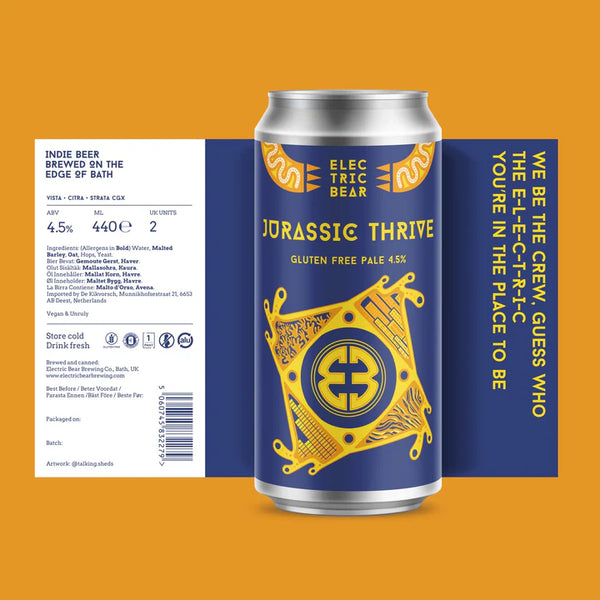 Jurassic Thrive [Gluten Free Pale Ale] ABV 4.5% (440ml)