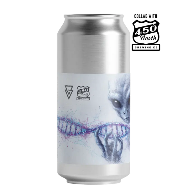Operation Genome 26.03 [Smoothie Sour – Apple, Pineapple, Lemon, Coconut, Blue Spirulina] ABV 8% (440ml) | Azvex x North 450