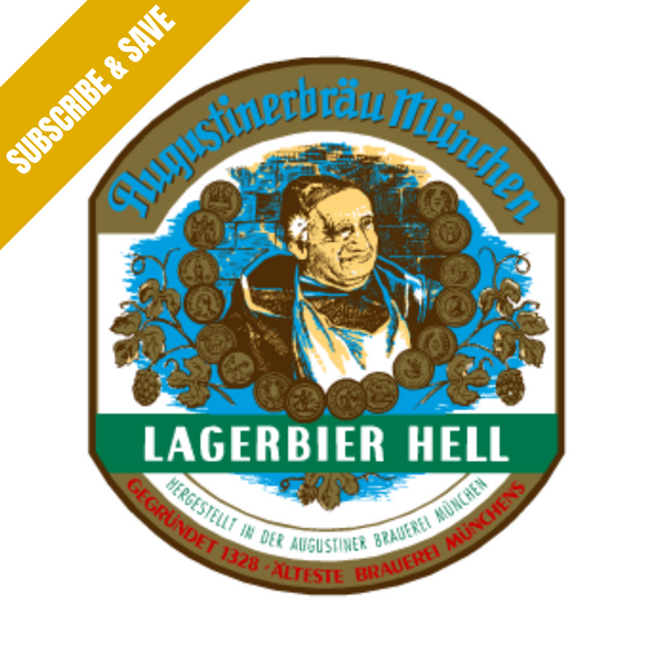 Augistiner Hell [Helles Lager] ABV 5.2% (500ml) x 12 Bottles