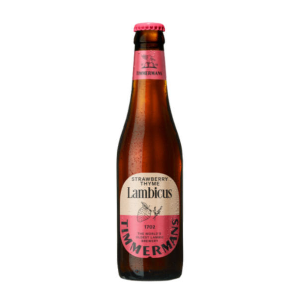 Timmermans Strawberry & Thyme [Lambic] ABV 4% (330ml)