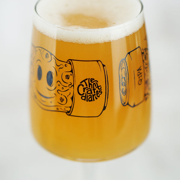 Segmented Can - IPA - 12.3oz Edel Craft Beer Glass
